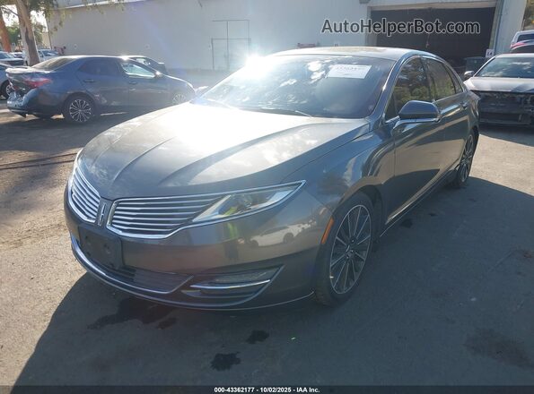 3LN6L2LU9GR627717 2016 LINCOLN MKZ HYBRID Серый Передняя левая четверть