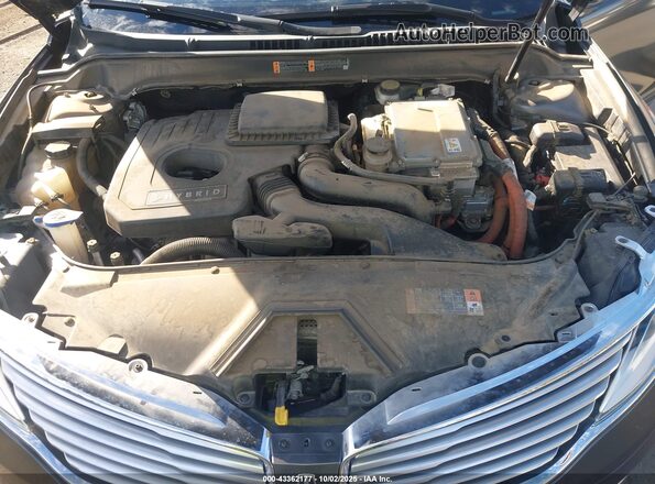 3LN6L2LU9GR627717 2016 LINCOLN MKZ HYBRID Серый Вид сзади