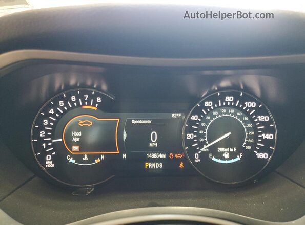 3LN6L5D97JR608425 2018 LINCOLN MKZ Белый Вид щитка приборов