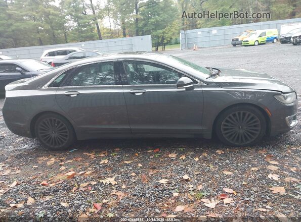 3LN6L5F9XJR601367 2018 LINCOLN MKZ Серый Вид задней части салона