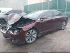 2017 Lincoln Mkz Hybrid Select Темно-бордовый vin: 3LN6L5LU1HR629903