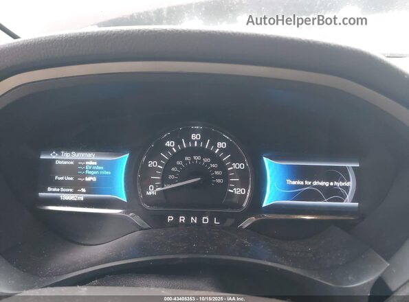 3LN6L5LU1HR629903 2017 LINCOLN MKZ HYBRID Темно-бордовый Вид задних сидений