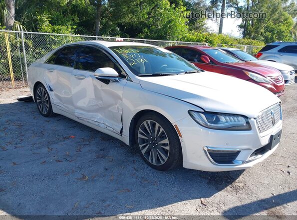3LN6L5LU1JR622181 2018 LINCOLN MKZ HYBRID Белый Передняя правая четверть