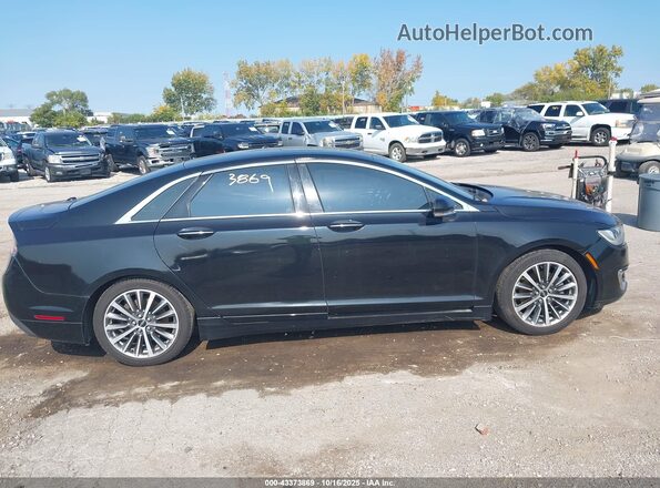 3LN6L5LU7HR645586 2017 LINCOLN MKZ HYBRID Черный Вид задней части салона