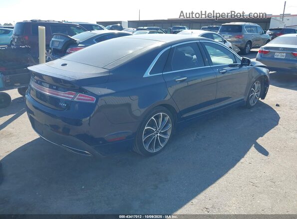 3LN6L5MU4JR619547 2018 LINCOLN MKZ HYBRID Dark Blue Задняя правая четверть