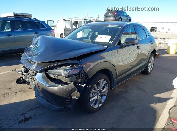 3MVDMADLXMM319343 2021 MAZDA CX-30 Серый Передняя левая четверть