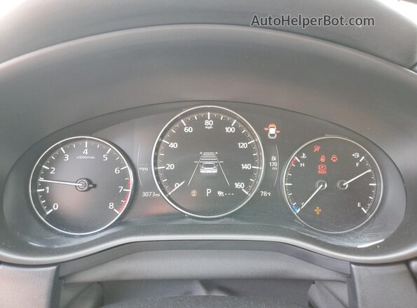 3MVDMBBM1SM764441 2025 MAZDA CX-30 Черный Вид щитка приборов
