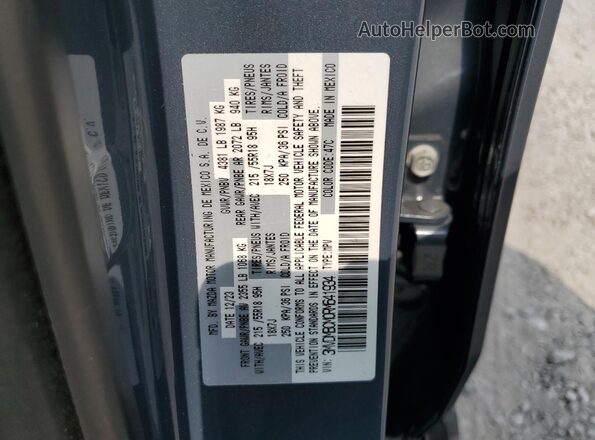 3MVDMBCM0RM641934 2024 MAZDA CX-30 Синий Вид наклейки с VIN-кодом