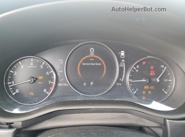 3MVDMBDL6LM132265 2020 MAZDA CX-30 Red Vista del cuadro de instrumentos