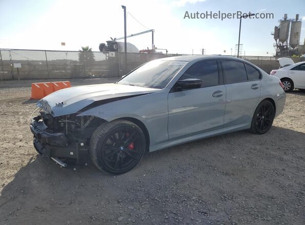 3MW49FF01P8C95365 2023 BMW M3 Синий Передняя левая четверть