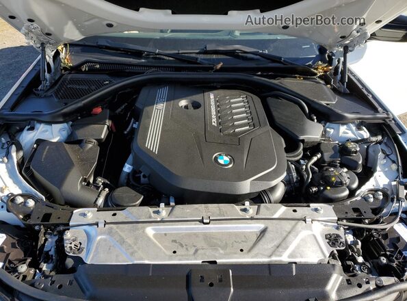 3MW49FF02P8D12366 2023 BMW M3 White უკანა სალონის ხედი