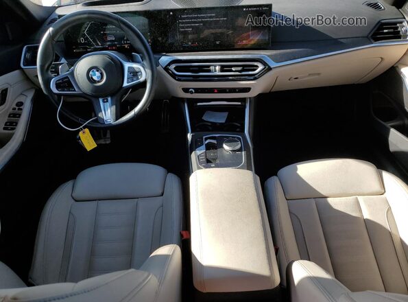 3MW49FF02P8D12366 2023 BMW M3 White წინა პანელის ხედი