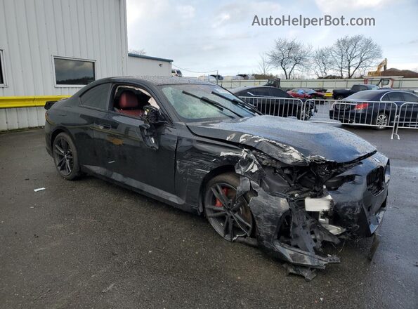 3MW53CM02P8D30213 2023 BMW M2 Черный Передняя правая четверть