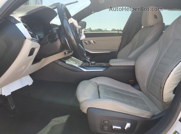 3MW5U9J0XM8C14578 2021 BMW M3 White Սալոնի 360 աստիճան տեսք