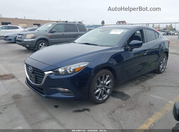 3MZBN1V30JM254838 2018 MAZDA 3 Dark Blue Передняя левая четверть
