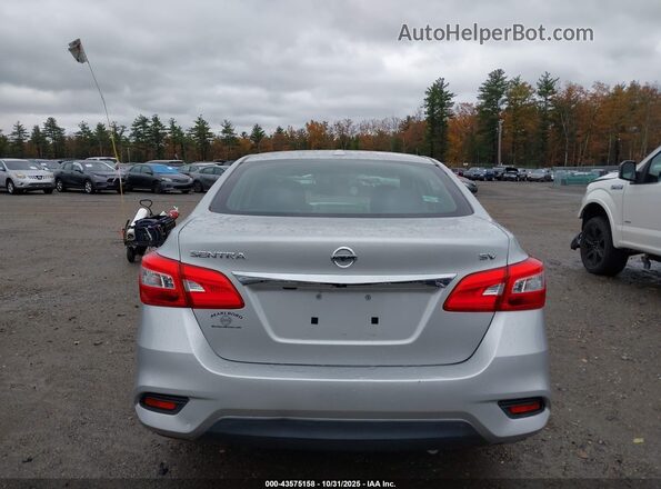 3N1AB7AP0HY333984 2017 NISSAN SENTRA Серебряный Вид щитка приборов