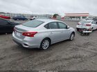 2018 Nissan Sentra Sv Silver vin: 3N1AB7AP6JY261808