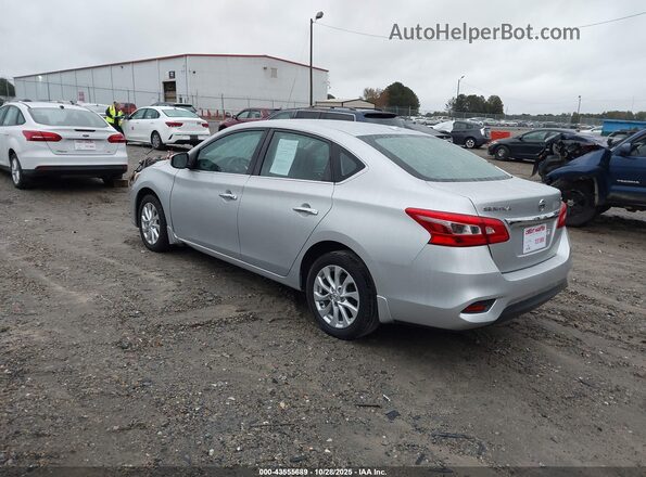 3N1AB7AP6JY261808 2018 NISSAN SENTRA Silver Trasero izquierdo