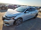 2022 Nissan Sentra Sv Silver vin: 3N1AB8CV2NY250361