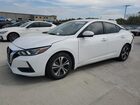 2021 Nissan Sentra Sv Белый vin: 3N1AB8CV6MY207656