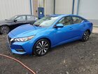 2021 Nissan Sentra Sv Blue vin: 3N1AB8CV7MY293494