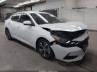 2023 Nissan Sentra Sv Xtronic Cvt White vin: 3N1AB8CVXPY319686