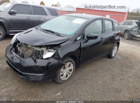 3N1CE2CP0JL353364 2018 NISSAN VERSA NOTE Черный Передняя левая четверть