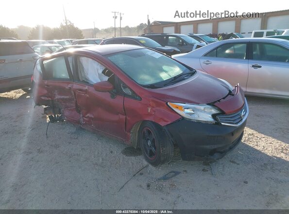 3N1CE2CP4GL360634 2016 NISSAN VERSA NOTE Red Front right