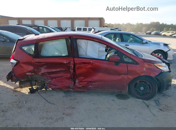 3N1CE2CP4GL360634 2016 NISSAN VERSA NOTE Red Instrument cluster view