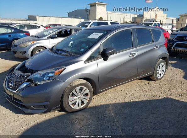 3N1CE2CP8KL361178 2019 NISSAN VERSA NOTE Gray Առջևի ձախ երեք քառորդ տեսարան