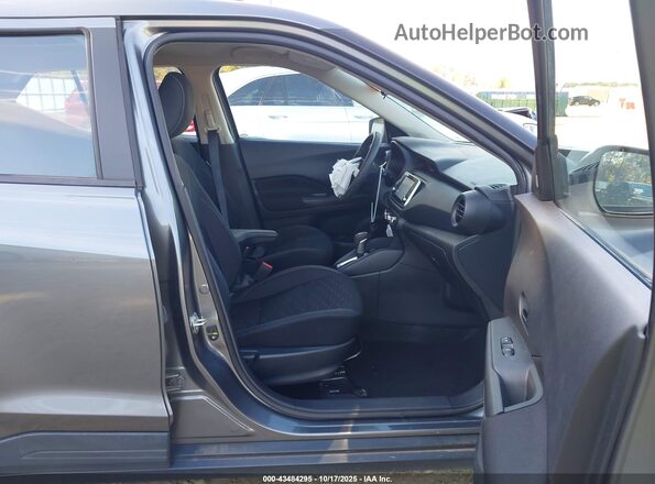 3N1CP5BV8ML509358 2021 NISSAN KICKS Серый Вид салона спереди
