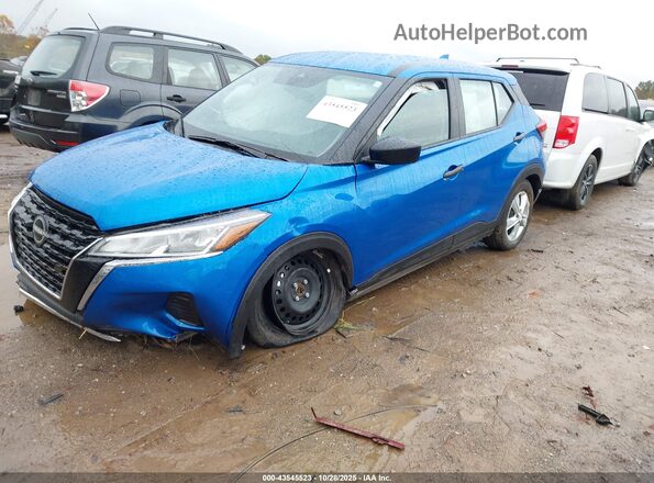 3N1CP5BV8SL493045 2025 NISSAN KICKS PLAY Синий Передняя левая четверть