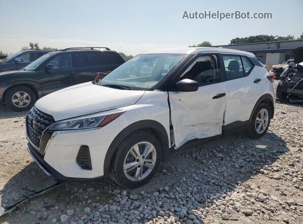 3N1CP5BVXPL562406 2023 NISSAN KICKS White Առջևի ձախ երեք քառորդ տեսարան