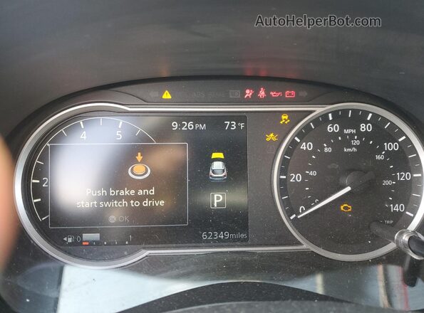3N1CP5CU3JL544956 2018 NISSAN KICKS Blue Instrument cluster view