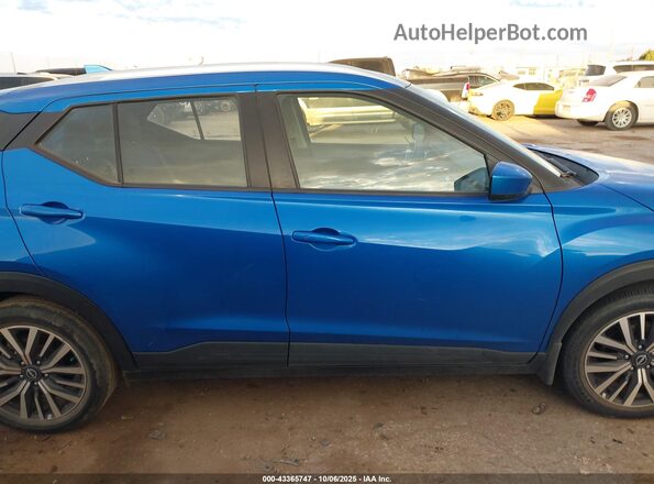 3N1CP5CV3NL498026 2022 NISSAN KICKS Синий Вид задней части салона