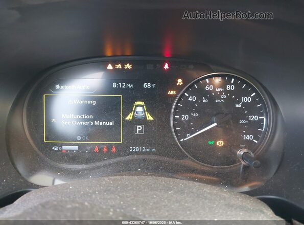 3N1CP5CV3NL498026 2022 NISSAN KICKS Синий Вид задних сидений