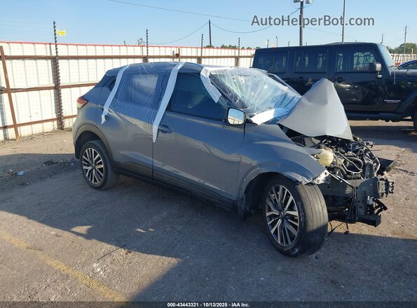 3N1CP5CV5ML545152 2021 NISSAN KICKS Gray Front right