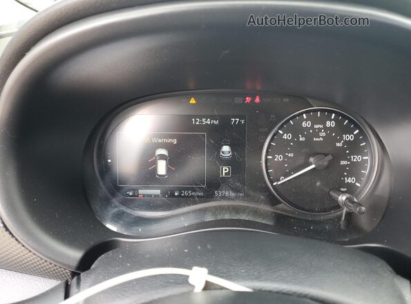 3N1CP5CV5PL512950 2023 NISSAN KICKS Черный Вид щитка приборов