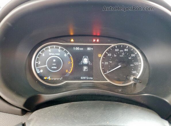 3N1CP5DV2LL486011 2020 NISSAN KICKS Maroon Вид щитка приладів