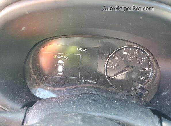 3N1CP5DV2ML549528 2021 NISSAN KICKS Orange Instrument cluster view