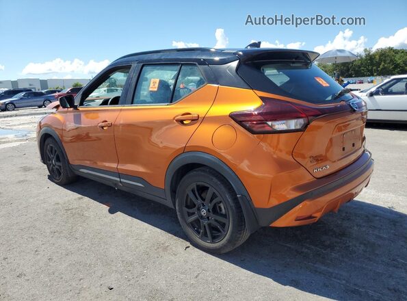 3N1CP5DV2ML549528 2021 NISSAN KICKS Orange Rear left