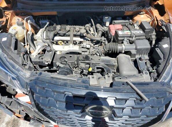 3N1CP5DV2ML549528 2021 NISSAN KICKS Orange Engine compartment view