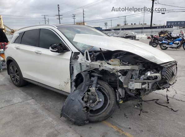3PCAJ5BA2NF107676 2022 INFINITI QX50 White Delantero derecho
