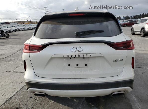 3PCAJ5BA2NF107676 2022 INFINITI QX50 White Vista trasera