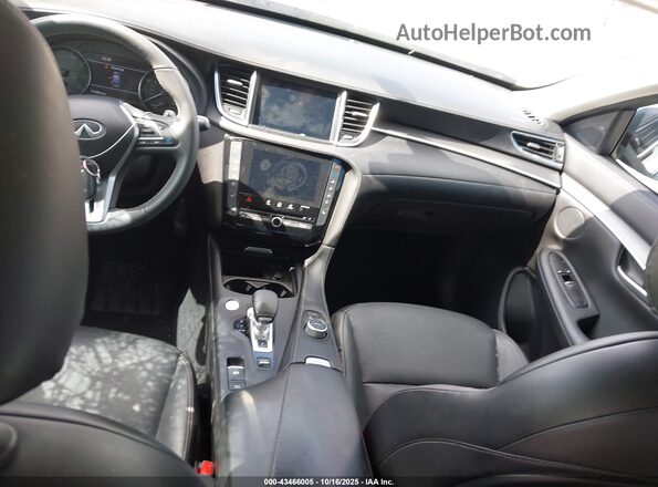 3PCAJ5BA5NF105775 2022 INFINITI QX50 Blue Vista interior delantera