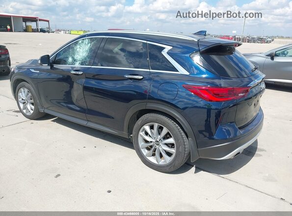 3PCAJ5BA5NF105775 2022 INFINITI QX50 Blue Trasero izquierdo