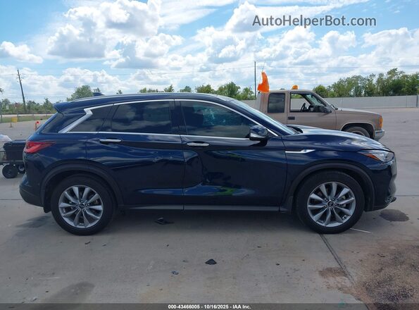 3PCAJ5BA5NF105775 2022 INFINITI QX50 Blue Vista interior de 360 grados