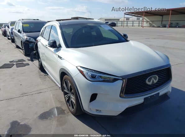 3PCAJ5BA7MF116548 2021 INFINITI QX50 White Przód prawy