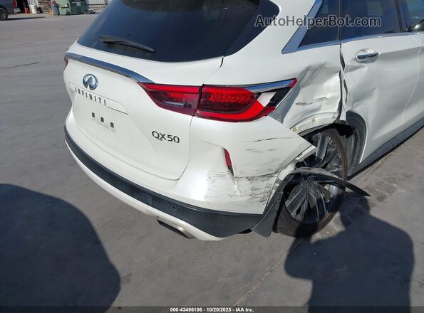 3PCAJ5BA7MF116548 2021 INFINITI QX50 White Widok z przodu