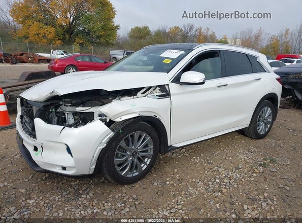 3PCAJ5BB4PF121638 2023 INFINITI QX50 White Przód lewy
